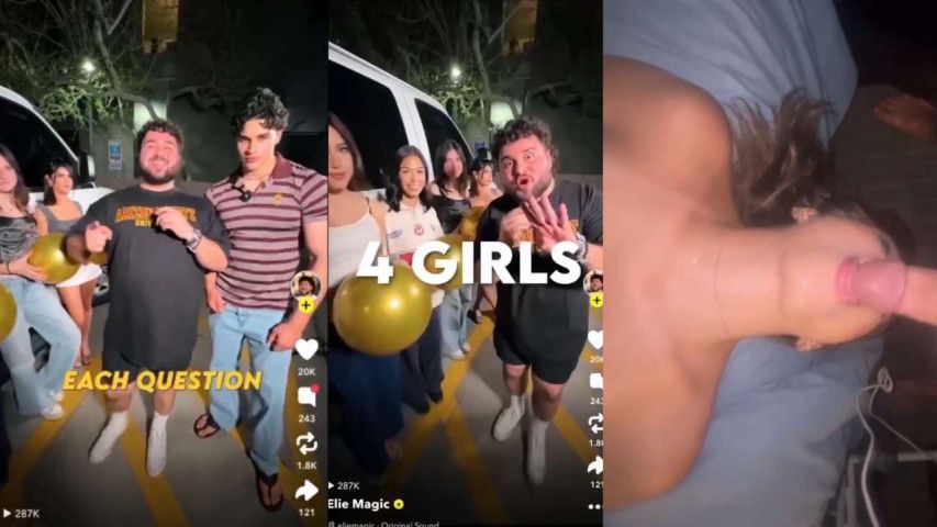 4 Girls Pero Isa Lang Ang Magpapatuhog